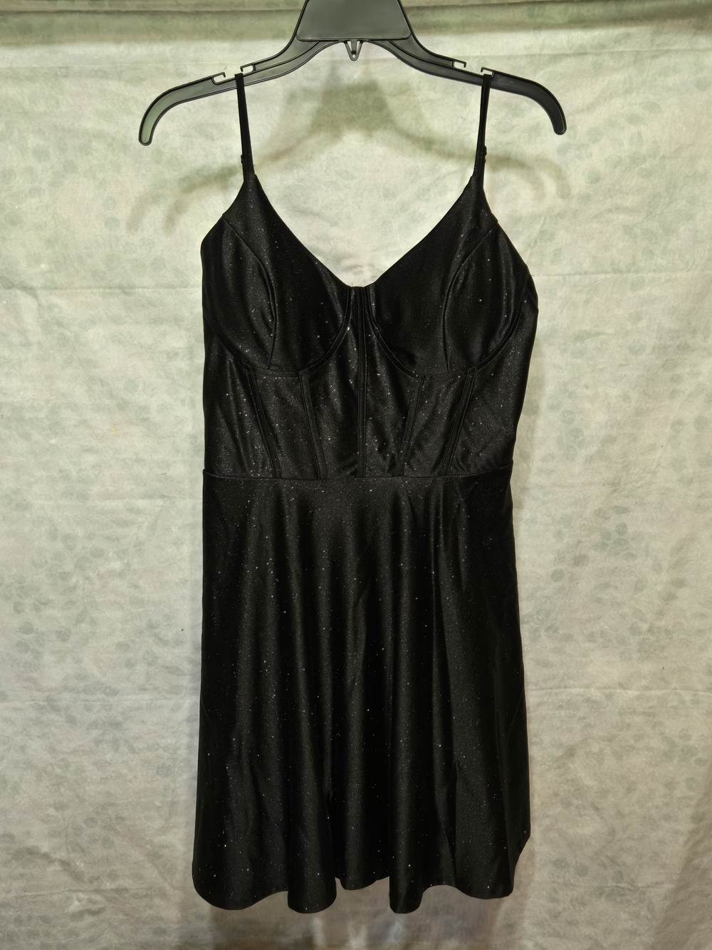 Honey and Rosie Black Sparkly Homecoming Dress